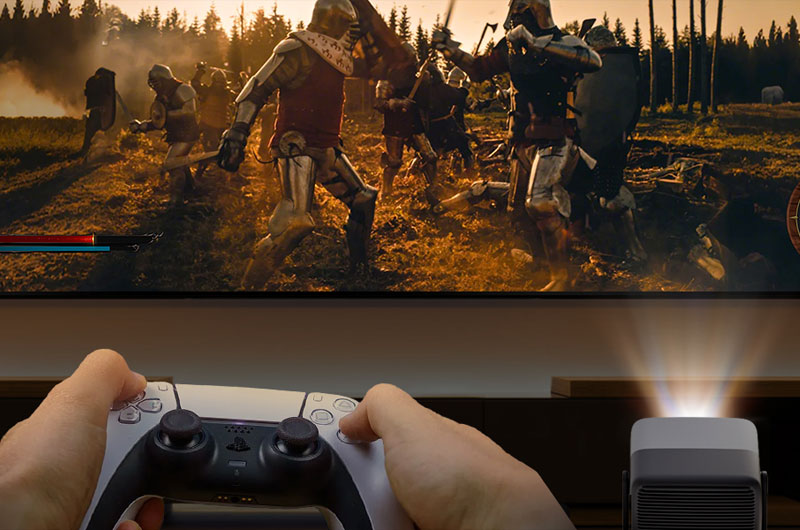 Por Que um Projetor Pode Ser Melhor Que uma TV Para Jogos