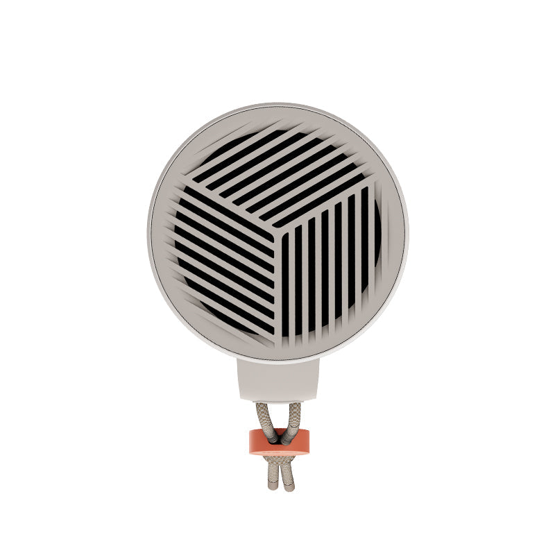 (FS) XGIMI MoGo 3 Pro - Mini Projetor LED Portátil para Externos com 450 Lúmens ISO, Google TV, Netflix, PowerBase e Bateria Integrada