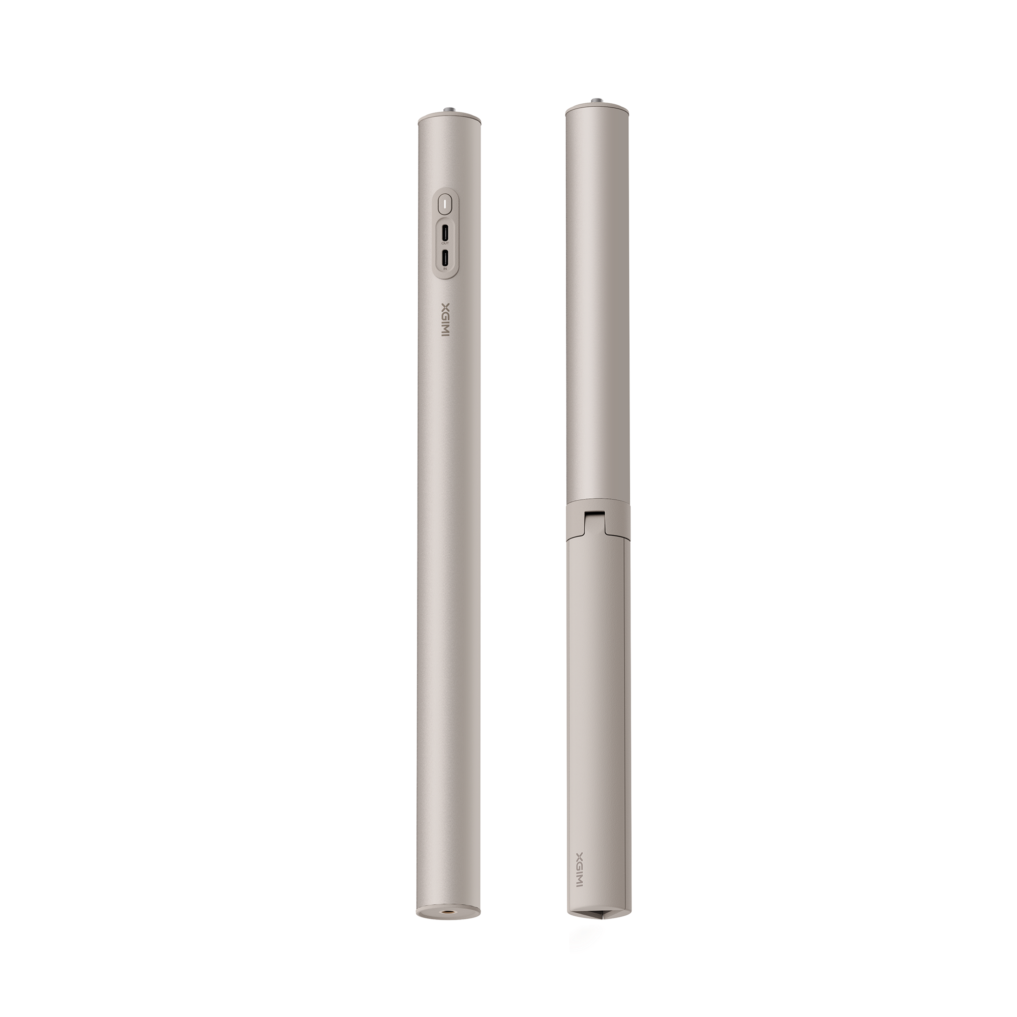 (FS) XGIMI MoGo 3 Pro - Mini Projetor LED Portátil para Externos com 450 Lúmens ISO, Google TV, Netflix, PowerBase e Bateria Integrada