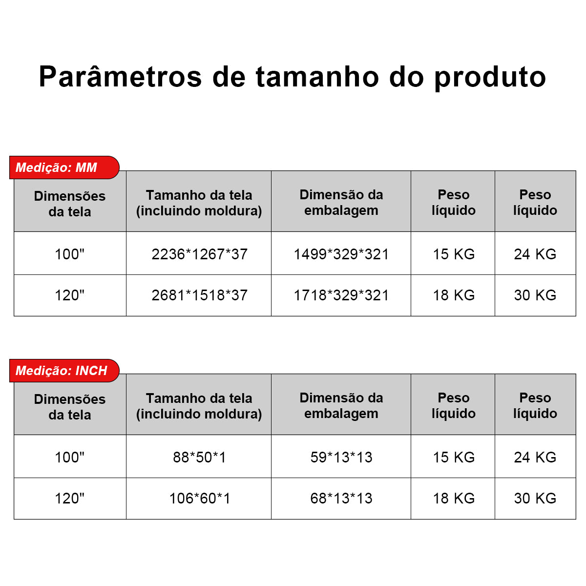 Tela de Projeção NothingProjector Fresnel ALR 4K de Ultra Curta Distância 100"