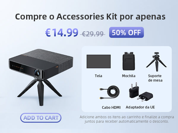 Formovie S5 - Mini Projetor a Laser ALPD 1080P com 1100 Lúmens ANSI, MEMC, HDR10, Som Denon e Android TV