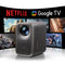 Formovie Xming Page Two - Projetor LED Google TV Full HD 1080P com 500 Lúmens ISO e Netflix Certificada