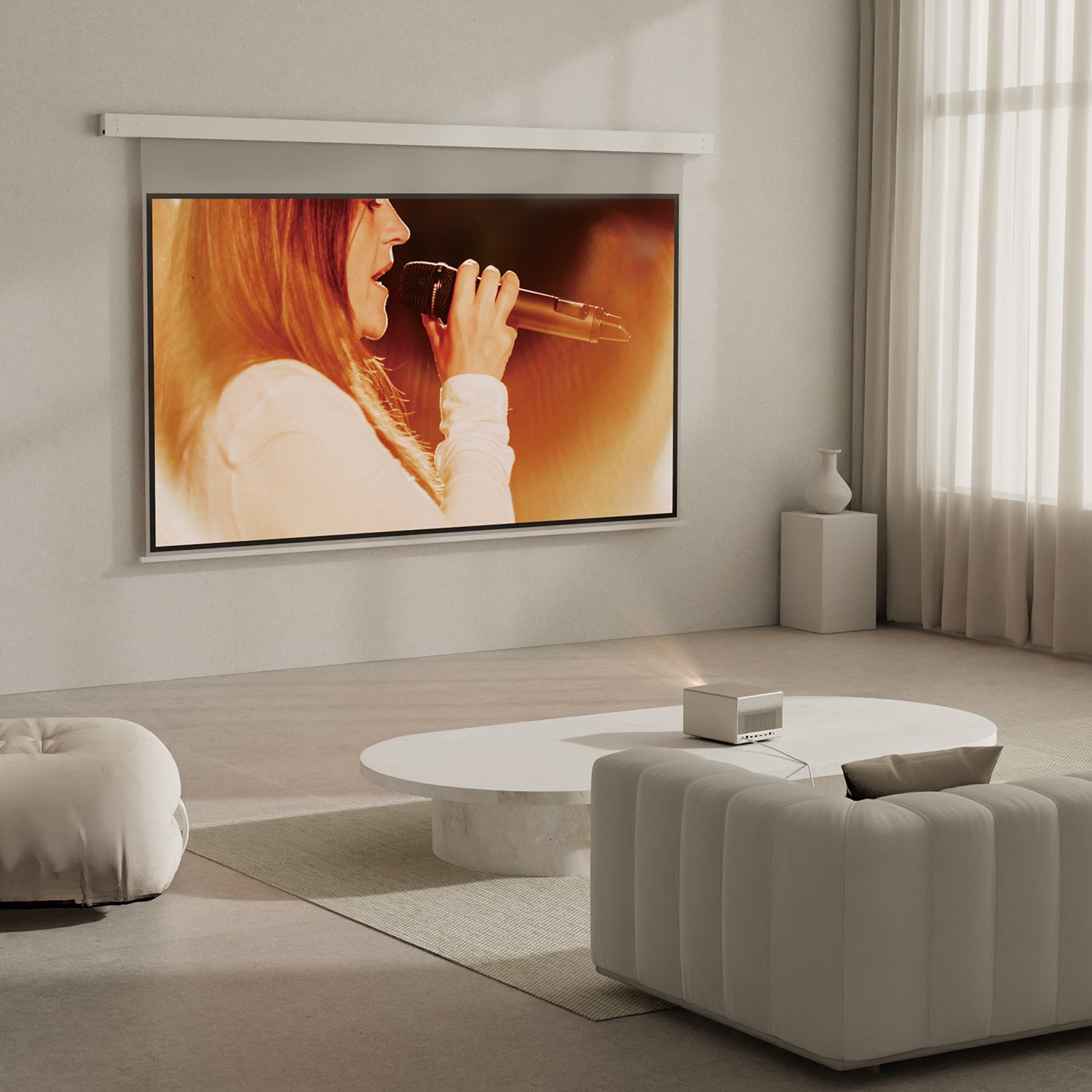 XGIMI HORIZON Ultra 4K 3D Projetor LED-Laser 2300 Lúmens ISO com Tecnologia Híbrida