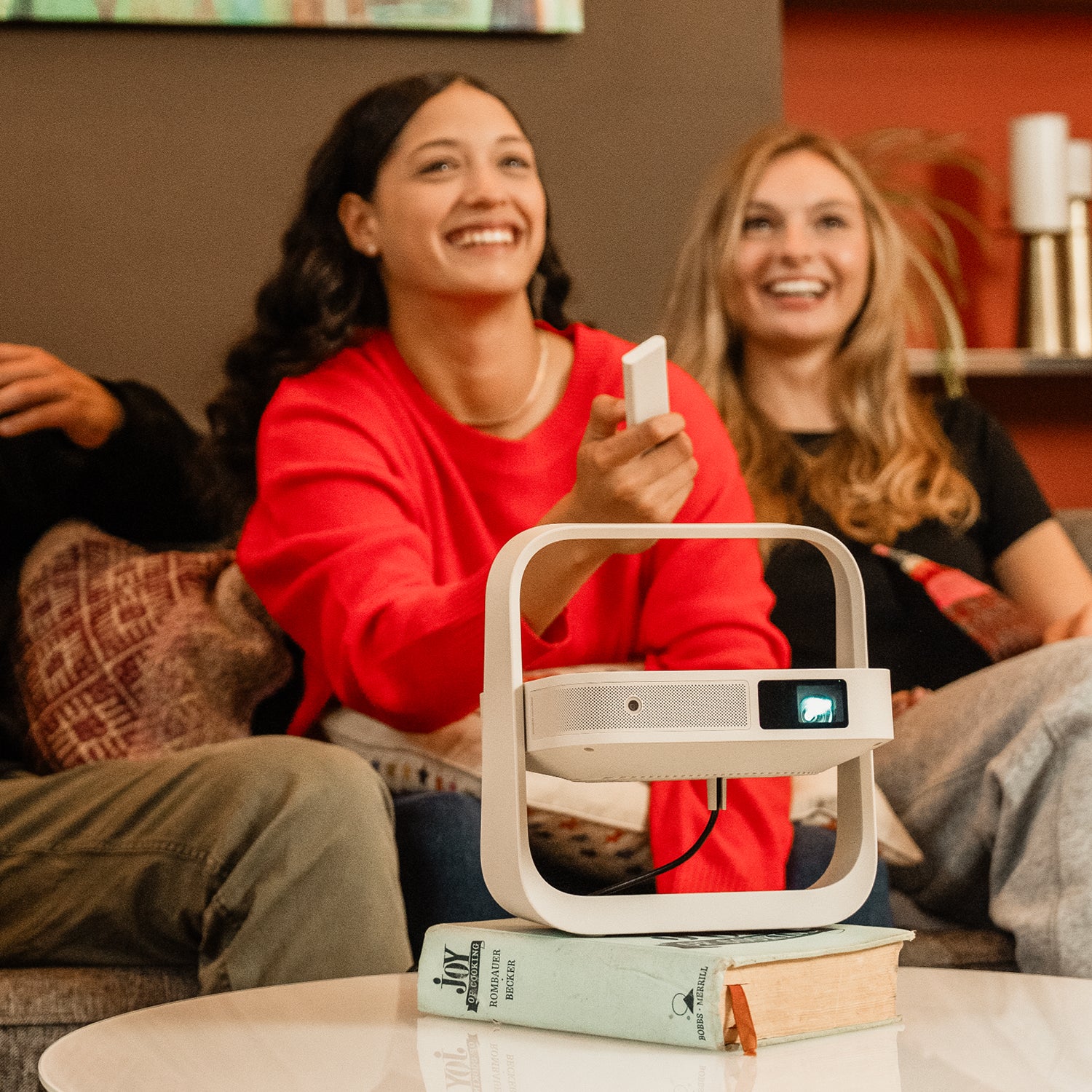 XGIMI Elfin Flip Projetor Portátil LED 1080P 400 Lúmens ISO Com Netflix Oficial