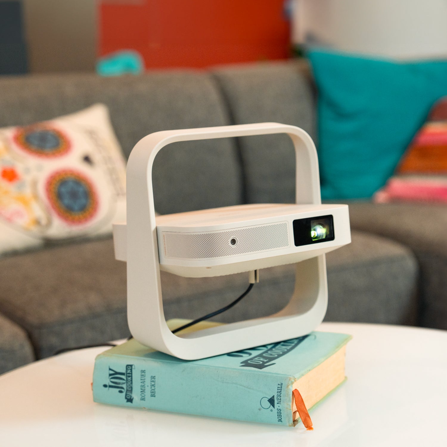 XGIMI Elfin Flip Projetor Portátil LED 1080P 400 Lúmens ISO Com Netflix Oficial
