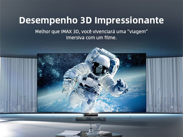 AWOL Vision LTV-3000 Pro - Projetor Triplo Laser de Ultra Curta Distância 4K 3D RGB Dolby Vision & Atmos HDR10+