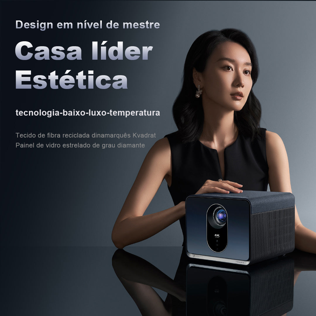 Formovie X5 No Brasil Mini Projetor Portatil 4K Laser 4500 ANSI ALPD