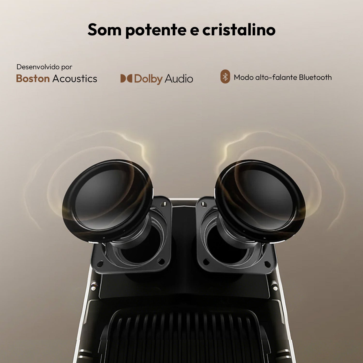 Formovie Xming Page Two - Projetor LED Google TV Full HD 1080P com 500 Lúmens ISO e Netflix Certificada