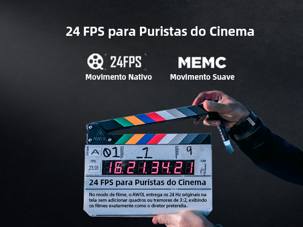 AWOL Vision LTV-3000 Pro - Projetor Triplo Laser de Ultra Curta Distância 4K 3D RGB Dolby Vision & Atmos HDR10+