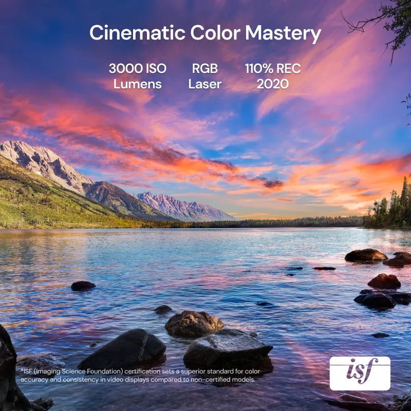 Valerion StreamMaster plus 2 Projetor 4K RGB com Laser Triplo 2000 Lúmens ISO