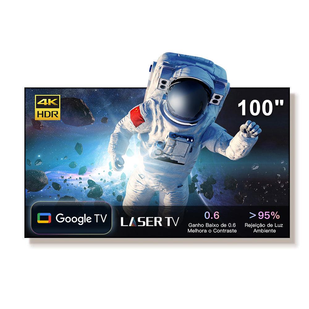 Tela de Projeção Black Series NothingProjector 4K ALR CLR para Projetor de Ultra Curta Distância, 100" e 120"