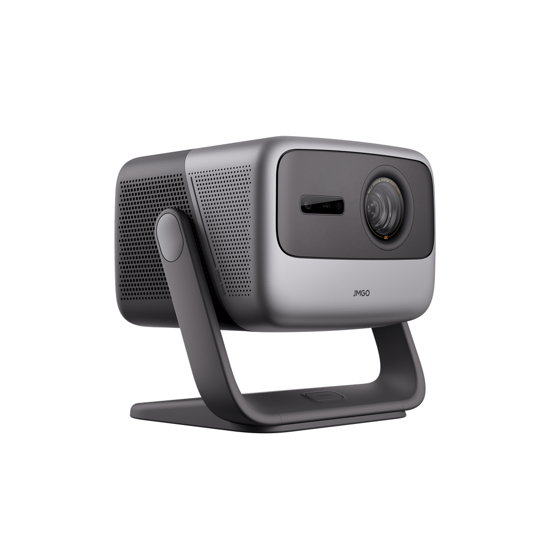 Vista frontal-esquerda do projetor JMGO N1S Infinity