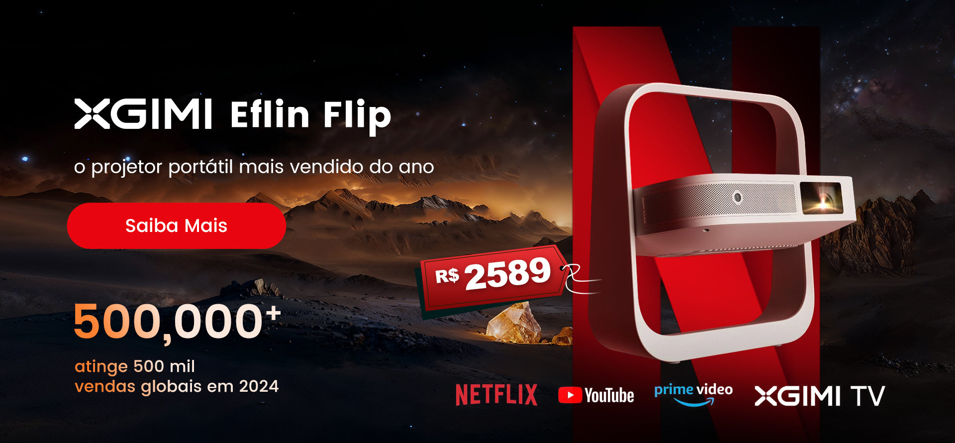 XGIMI ELFIN FLIP R$2589