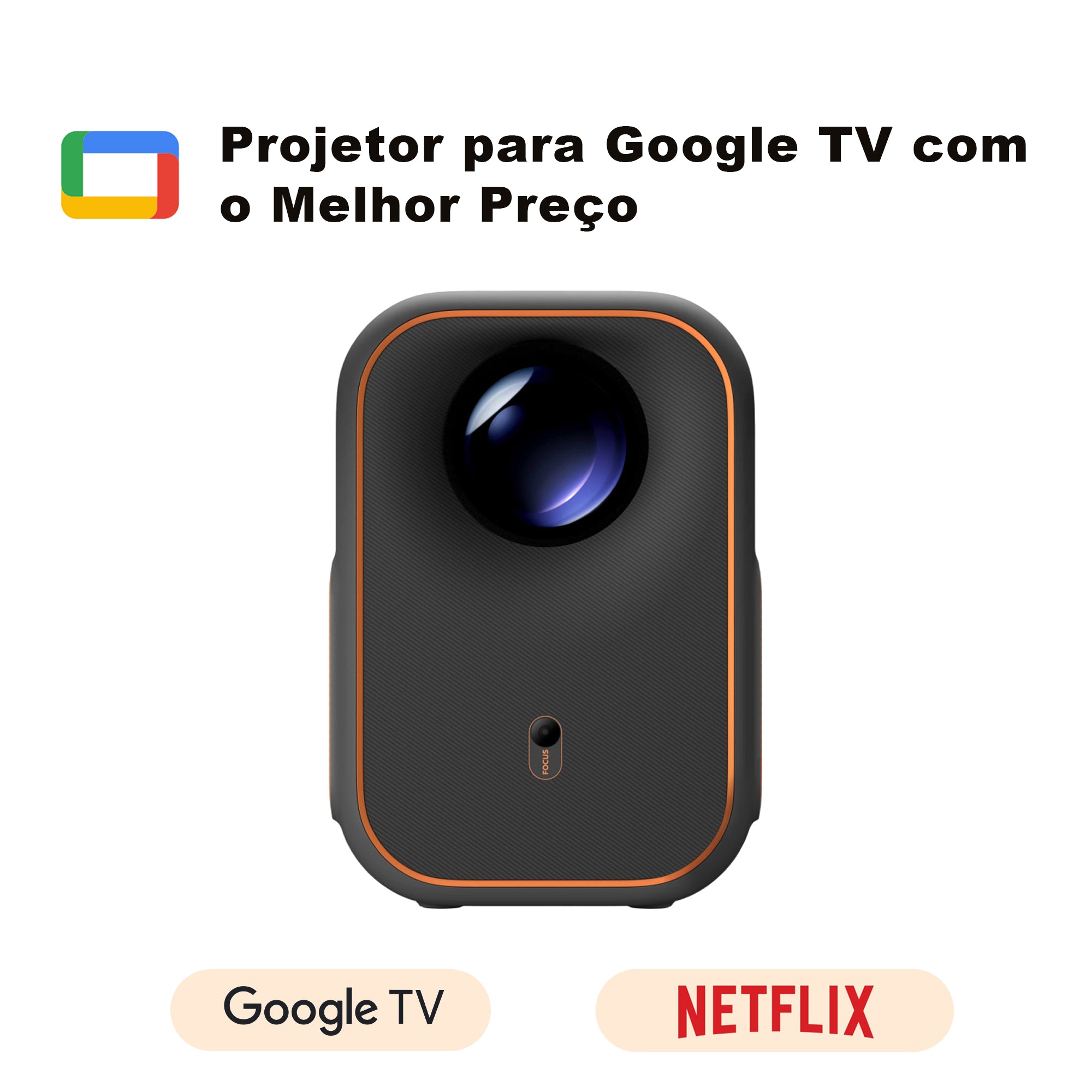 FS- Formovie Xming Episode One Projetor LED Google TV Netflix