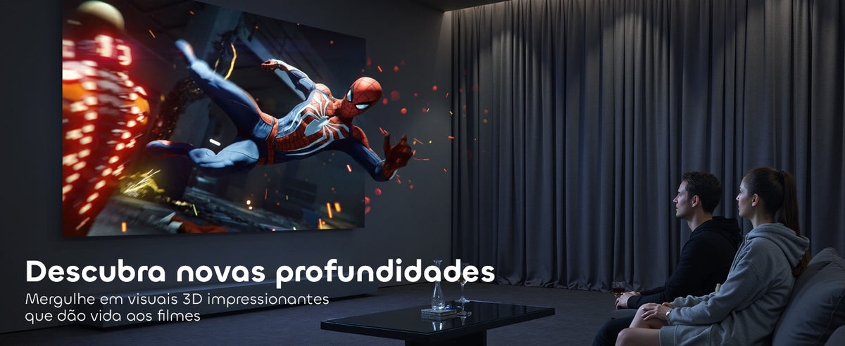 Visuais 3D imersivos com novas profundidades na tela PET Crystal