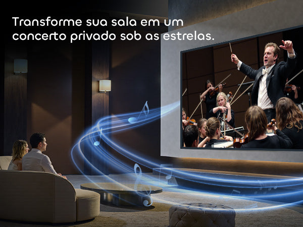 Transforme sua sala em um concerto privado sob as estrelas
