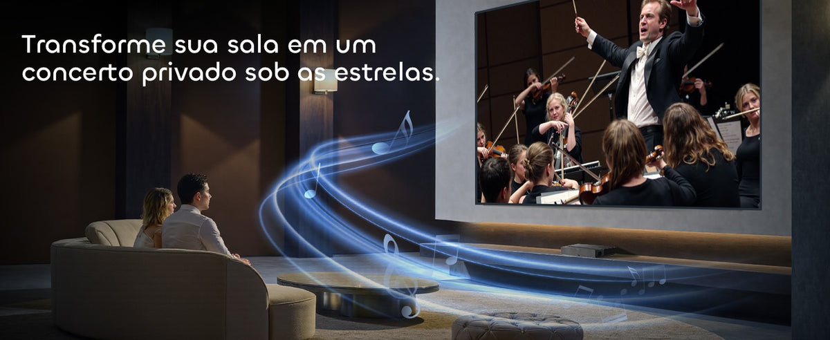Transforme sua sala em um concerto privado sob as estrelas