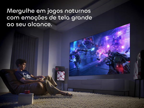 Mergulhe em jogos noturnos com emoções de tela grande