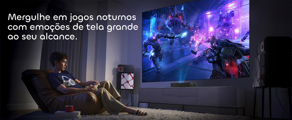 Mergulhe em jogos noturnos com emoções de tela grande