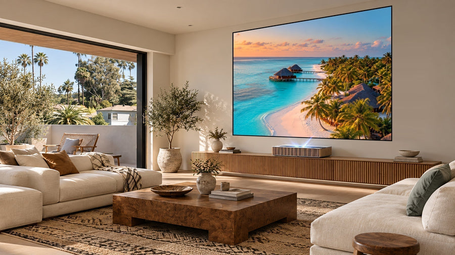 AWOL LuxVision: Análise do Novo Projetor UST 4K 120Hz para Home Theater