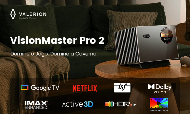 Valerion VisionMaster Pro 2: Um Projetor Tri-Laser Que Redefine a Excelência do Home Cinema