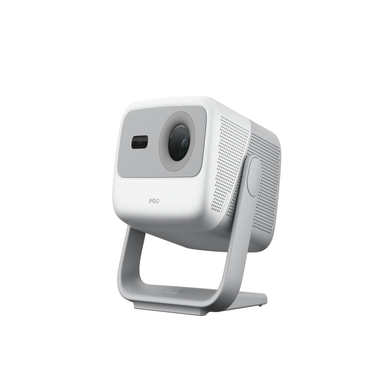 JMGO N3 SE - Projetor Gimbal Portátil 1080P com Laser Triplo, 1700 Lúmens ISO, Google TV com Netflix Nativo, Dolby Audio e Design Compacto