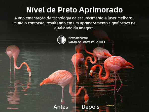 AWOL Vision LTV-3000 Pro - Projetor Triplo Laser de Ultra Curta Distância 4K 3D RGB Dolby Vision & Atmos HDR10+