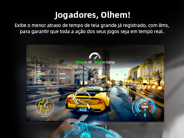 AWOL Vision LTV-3000 Pro - Projetor Triplo Laser de Ultra Curta Distância 4K 3D RGB Dolby Vision & Atmos HDR10+