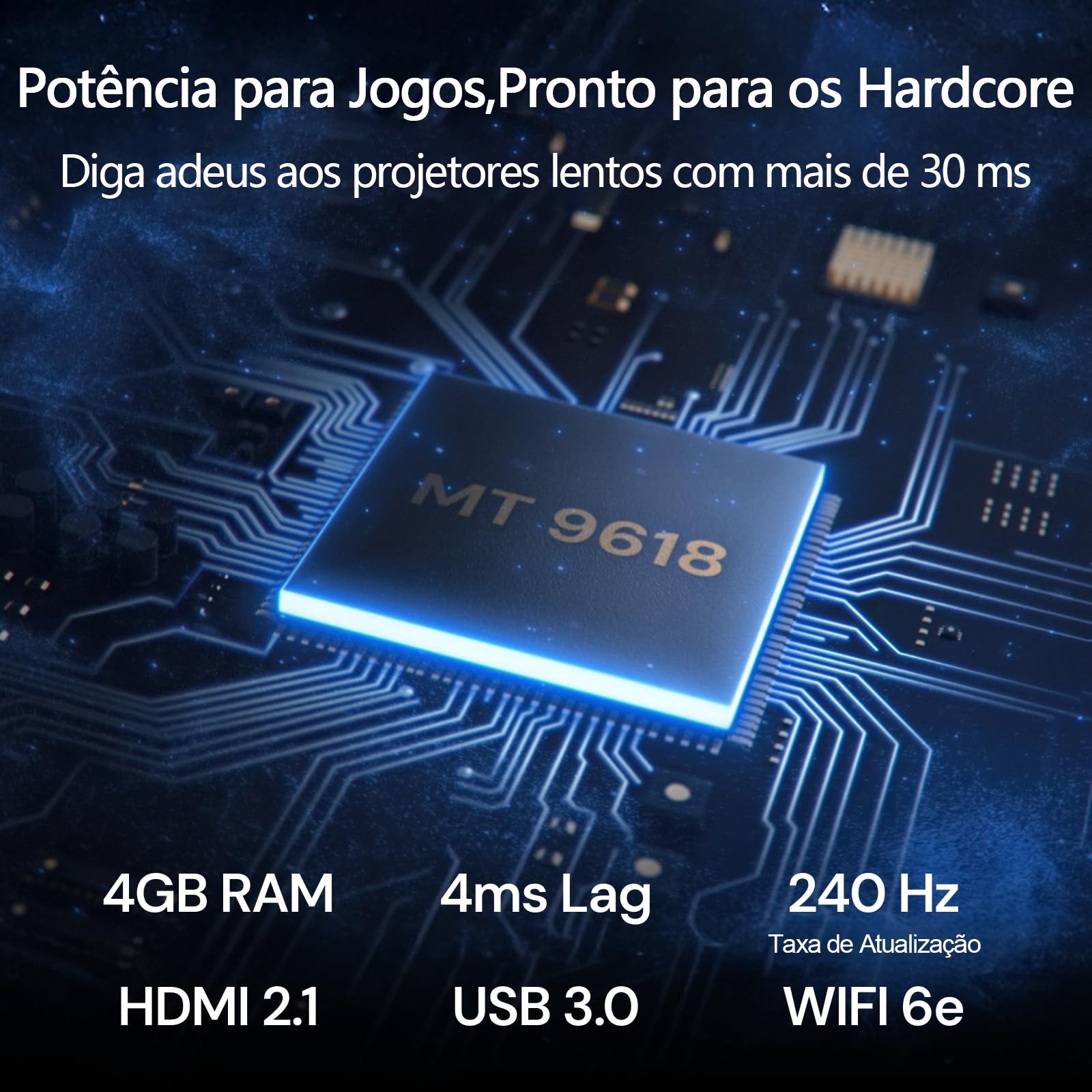 Valerion VisionMaster Pro 2 -  Projetor de Longa Distância 4K Laser 3D Triplo RGB 3000 Lúmens ISO 300" IMAX