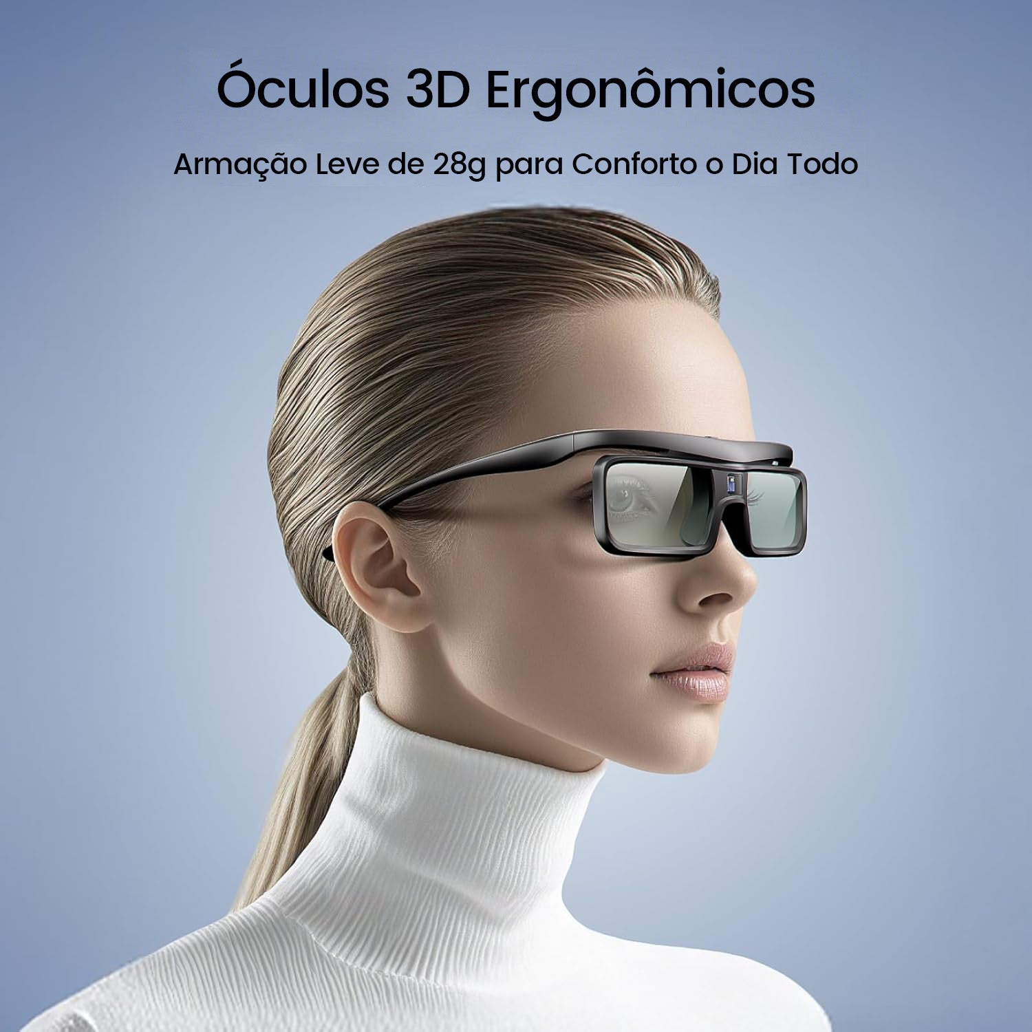4 Óculos 3D DLP Ativo Projetores