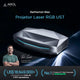 AWOL Vision Aetherion Max - Projetor Laser RGB 4K de Ultra Curta Distância com 3300 Lúmens ISO, Tela de até 200", Contraste 6000:1, Dolby Vision para Games, Latência de 1ms e Google TV