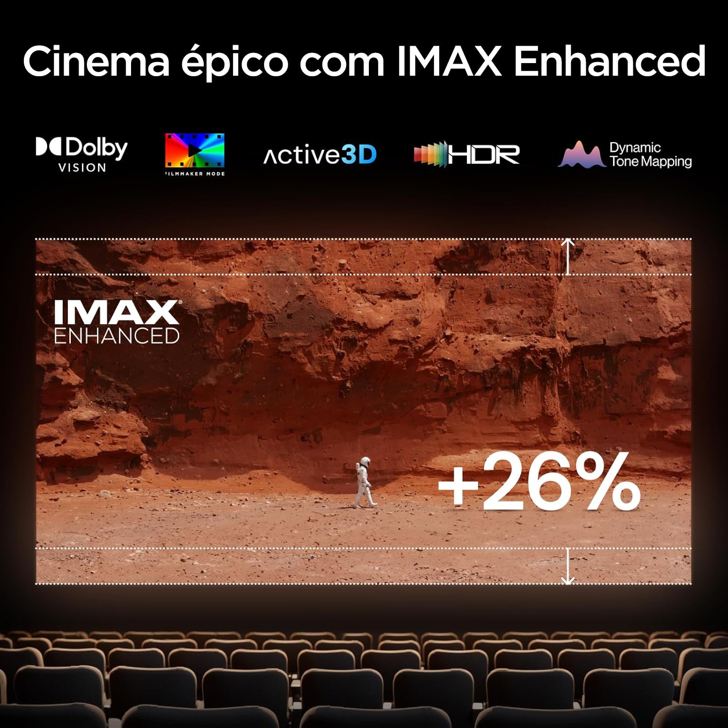 Valerion StreamMaster Plus 2 - Projetor Laser de Longa Distância DLP 4K 3D Triplo RGB 2000 Lúmens ISO