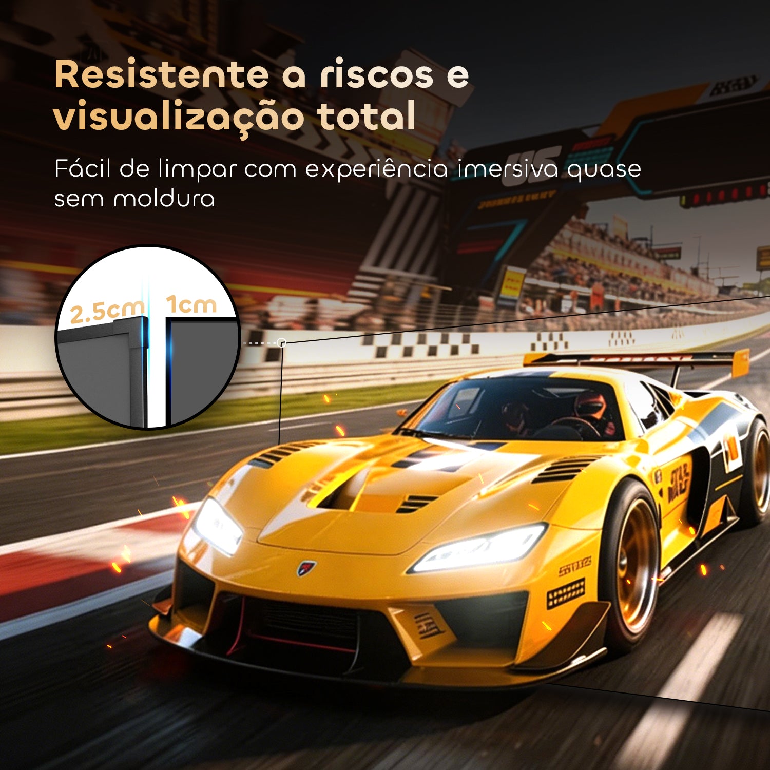 Tela para Projetor NothingProjector 4K ALR para Longa Distância, 100" e 120"