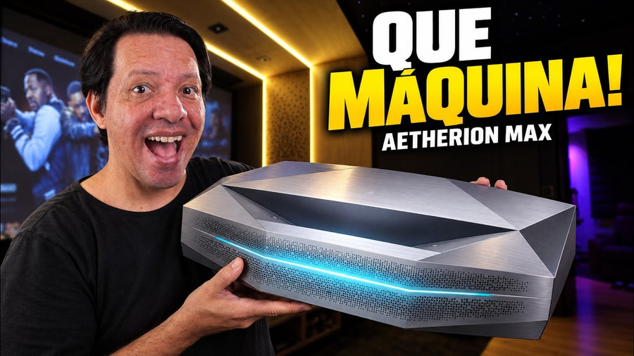 AWOL Vision Aetherion Max: QUE MÁQUINA! Unboxing e primeiras impressões