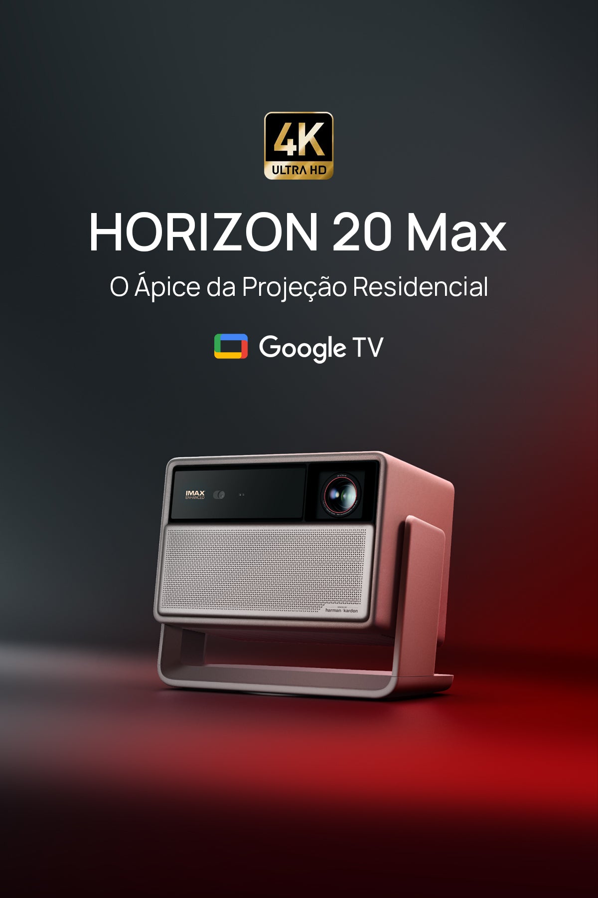 XGIMI Horizon 20 Max - 4K Laser Triplo Projetor para Home Theater com