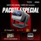 Pacote especial: projetor JMGO N1S Infinity com 2450 ISO lumens, Google TV, Netflix, 4K Ultra HD, Blu-ray 3D e tela de projeção de longa distância