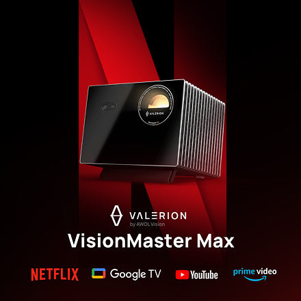 Valerion VisionMaster Max - Projetor de Longa Distância DLP 4K Laser 3