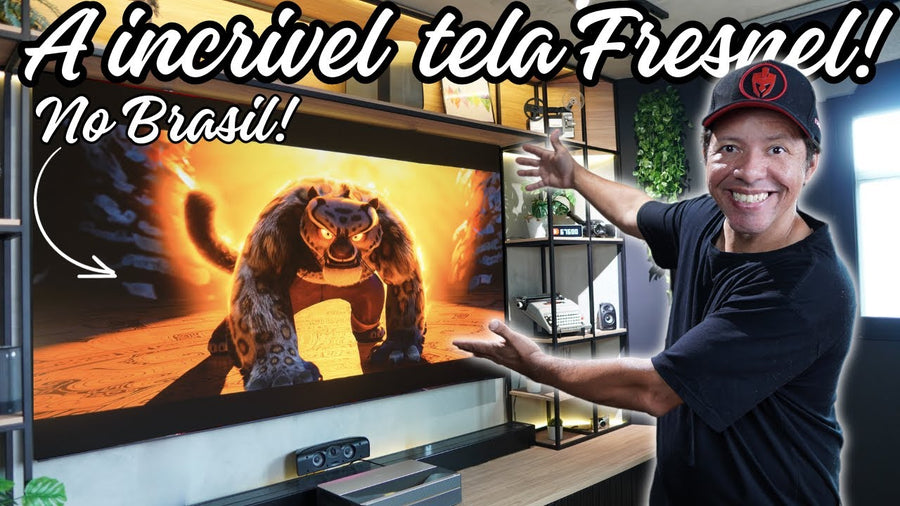 Exclusivo - FRESNEL - A tela que vai revolucionar a projeção em ambientes claros