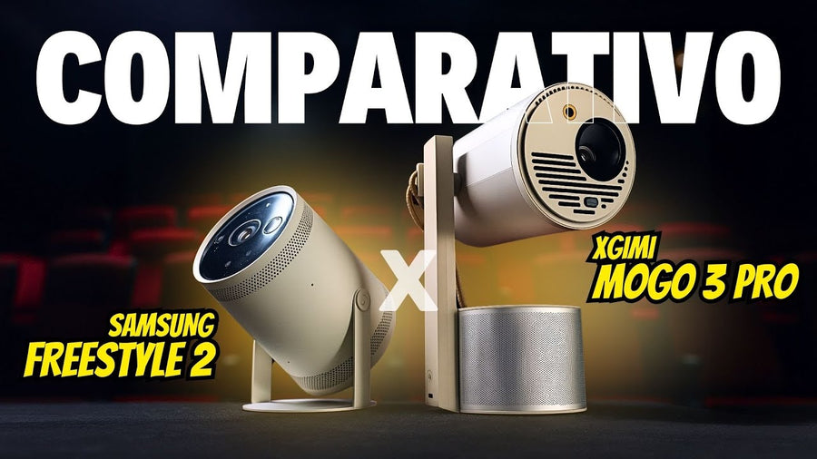 Qual o Melhor Projetor Portátil? XGIMI Mogo 3 Pro vs Samsung FreeStyle 2