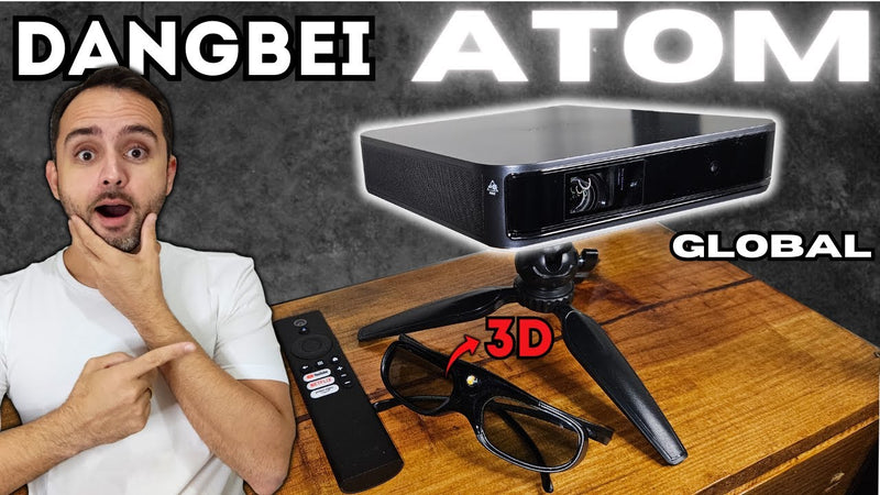 DANGBEI ATOM Review 👑 O MELHOR Mini Projetor de 2024