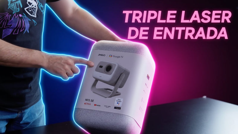 O TRIPLE LASER MAIS BARATO - JMGO N1S SE- Unboxing e primeiras impressões!