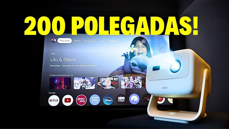 Melhor que uma TV 4k no quarto? Conheça o projetor JMGO N1S Nano