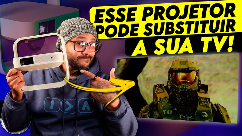 XGIMI Elfin FLIP! Um projetor ACIMA da MÉDIA com um ÓTIMO PREÇO!