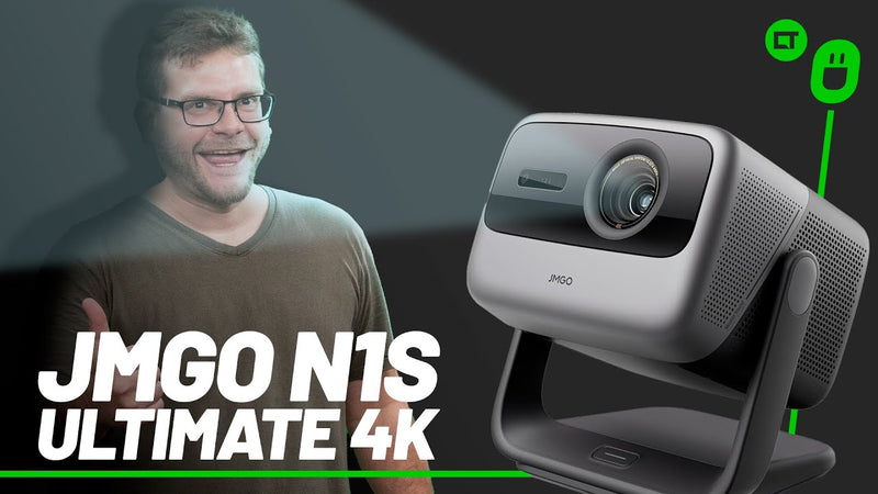 Pequeno por fora e grande por dentro! Projetor JMGO N1S Ultimate 4K!
