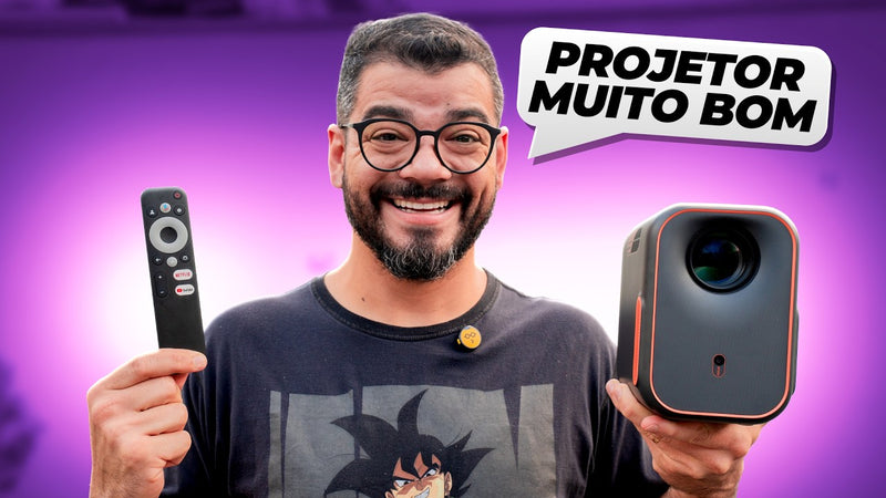 PROJETOR INCRÍVEL COM GOOGLE TV, BOA IMAGEM e ESTOQUE NO BRASIL! Formovie Xming Episode One review