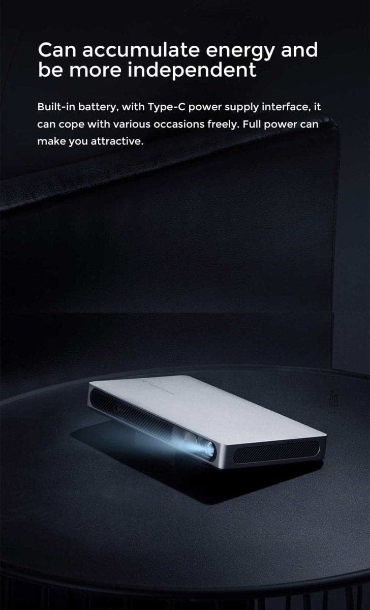 Formovie X1 Laser Projector 1400 Ansi Full HD Smart 1080P Portable Home Theater Pocket Projector - Nothingprojector